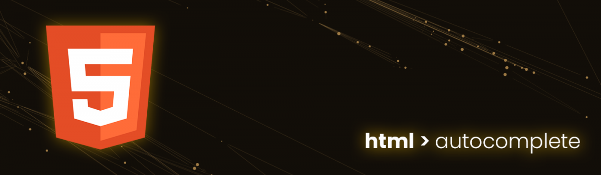 HTML5 "Autocomplete" Özelliği