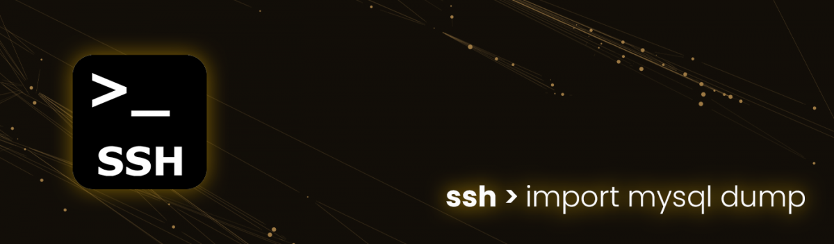 SSH ile Veritabanı Yükleme